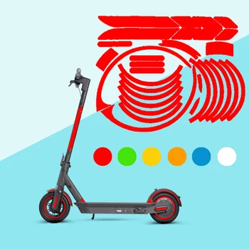 1 Комплект непромокаеми лепенки за електрически скутер NINEBOT MAX G30 36*28 см, етикети от светоотражающего материал, аксесоар за е-скутер