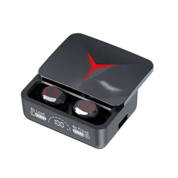 1 Чифт безжични слушалки хендсфри с регулируема сила на звука, съвместими с Bluetooth слушалки с led дисплей за игри