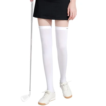 1 Чифт женски чорапи за краката, защищающих от обледеняване, слънчеви чорапогащи за голф