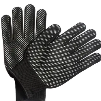 1 Чифт работни ръкавици, нескользящие дишаща найлонова предпазни ръкавици с точков покритие на дланите за градина, склад, колоездене