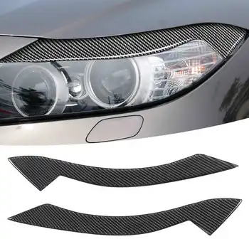 1 Чифт фарове, изработени от въглеродни влакна за веждите и клепачите Лесна инсталация Подходящ за BMW Z4 E89 2009 2010 2011 2012 2013-2015 аксесоари