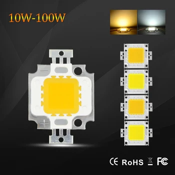 10 W 20 W 30 W, 50 W И 100 W-led Интегриран Чип COB Източник на Светлина IC Лампа с Висока Мощност COB Led 30-32 В 24*44 Epistar Led Spot лампа