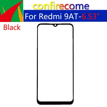 10 бр.\партида за Xiaomi Redmi 9AT сензорен екран преден стъклен панел LCD дисплей за Подмяна на външния обектива