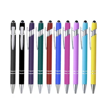 10 бр. химикалки, удобни метални обемен stylus писалка за сензорния екран W3JD
