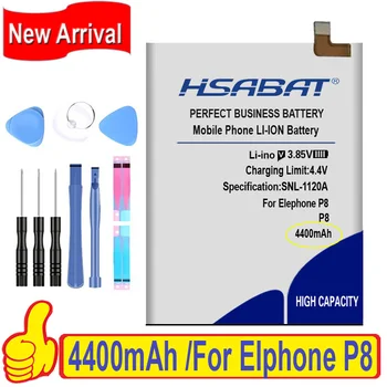 100% Оригинална батерия HSABAT 4400 mah за Elephone P8 2017