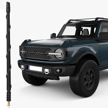 13-Инчовата антена за Ford Bronco 2021-2023, нова смяна на спирала еластична гумена къса антена, Аксесоари на Ford Bronco