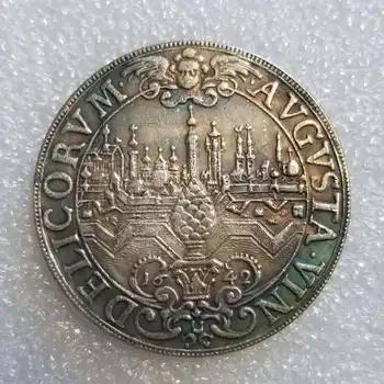 1642 Немска сребърна доларова Монета Възпоменателна Монета Декорация на дома, Занаят, Тенис на Украшение Коледни Подаръци #1954