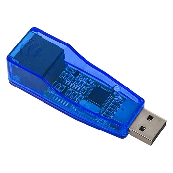 1бр Външен USB Адаптер за карта с RJ-45 висока скорост 10/100 Mbps Ethernet RJ-45 Мрежов Адаптер, Lan-Карта за Преносими КОМПЮТРИ L6 Mayitr