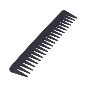 1бр Дамски мъжки въглища гребен с широки зъб, трайна устойчивост на топлина, Професионална антистатик четка за стилизиране на коса в салон фризьорство