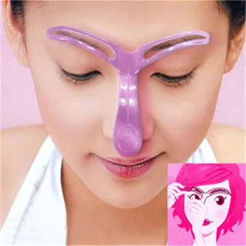 1БР Творчески популярен шаблон за оформяне на веждите, женски набор от инструменти за грим, вежди шейпър