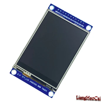 2,4-инчов LCD модул адаптер печатна платка базова такса ILI9341 drive IC резолюция 240x320 4-жични интерфейс SPI подкрепа STM32 Plug in