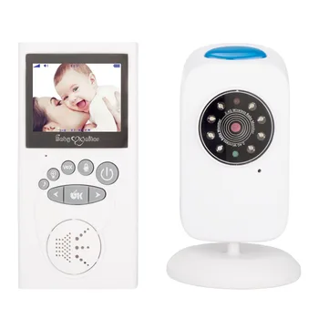 2,4-инчов безжичен цвят бебефони и радионяни с висока Резолюция, детска камера за Сигурност, Нощно виждане, Мониторинг на Температурата на