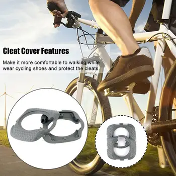 2 бр./компл., капак за закрепване на педалите на велосипеда, быстросъемный противоскользящий защитно заключване, подвижна под наем, предпазва от прах и мръсотия, трайни