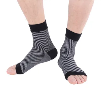 2 елемента Мъжки женски компресия чорапи за краката с ръкав до глезена, анти Умора, медицинска Средната тръба за подуване подошвенных чорапи за спорт на открито