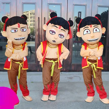 2019 Новия филм на Китайския аниме NE ZHA Талисман Костюм Маскарадное да Обличам Украшение За Възрастни Аниме Костюми на Талисмани Подарък за парти на Хелоуин