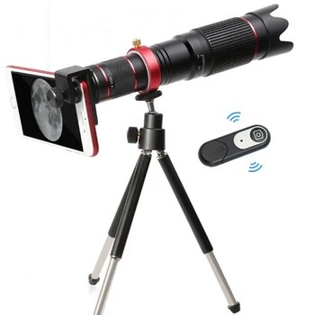 36X 4K HD оптично увеличение, метален професионален монокуляр-телескоп с Bluetooth дистанционно управление за smartphone, разглеждане на забележителности/Лов/туризъм