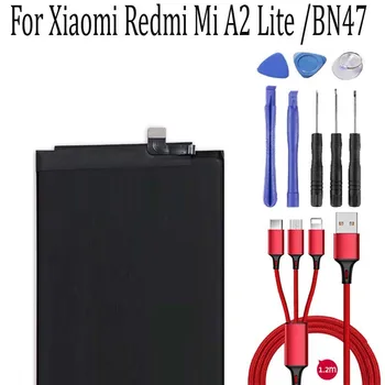 3900 mah BN47 Батерия за Xiaomi RedMi 6 pro за Hongmi Redmi 6 Pro/Mi A2 Lite + USB кабел + toolki
