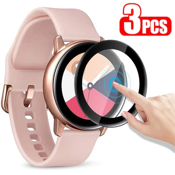 3D Извити на цял екран Защитно Фолио за Samsung Galaxy Watch 4 5 Pro 45 мм и Защитно Фолио за Galaxy Watch Active 4 2 40 мм 44 мм