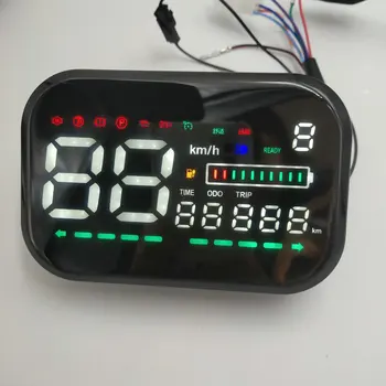48v60v72v LCD дисплей за измерване на Скоростта + Индикатор за заряд на батерията /ниво + Километража Електрически Скутери под Наем Таблото мотоциклет