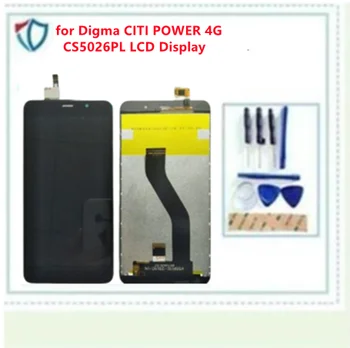 5,5 инча за Digma CITI POWER 4G CS5026PL LCD дисплей + Дигитайзер с докосване на екрана в Събирането на 100% Тествани LCD дисплей И сензорен Дигитайзер