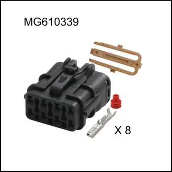 50 компл. ПЕТЯ MG610339 MG640341 авто тел мъжки кабел Harnes 8-пинов автомобили plug Водоустойчива обвивка Включва клеммное печат DJ7081YA-2
