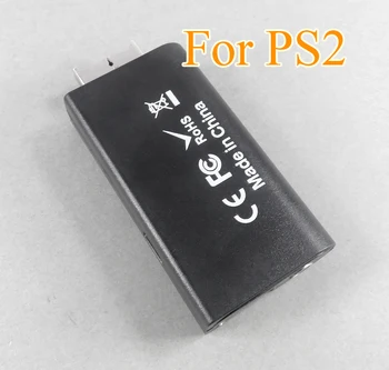 50шт HDV-G300 за PS2-HDMI-съвместим аудио-видео конвертор се използва Адаптер с Аудиовыходом 3.5 мм, който Поддържа режим на показване на PS2