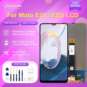 6,5 Инча за Мото E22 LCD сензорен панел стъклен екран дигитайзер в събирането на за Motorola Moto E22i дисплей с инструменти Безплатна доставка