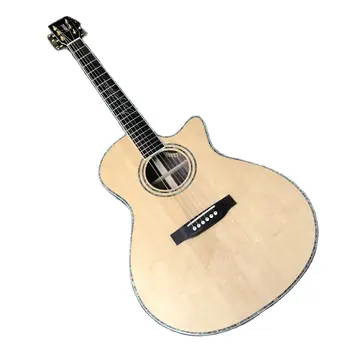 6-низ акустична китара, изработена по поръчка, Lakewood, акустична sitka, покрив от розово дърво, корпус ръчно изработени, 41 