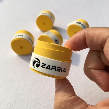 7 бр. (жълти) Ръкохватка за ракети за бадминтон ZARSIA Dry feel, накладки за тенис ракети, тенис ръкохватки, дишаща спортна лента