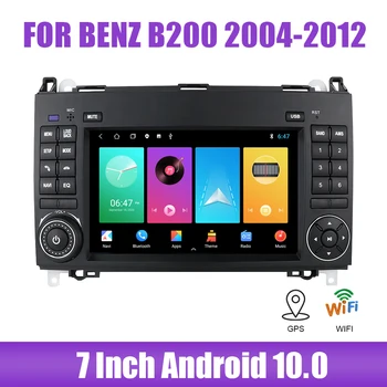 7-Инчов Android 10.0 Автозвук автомобилен мултимедиен плеър кола DVD GPS навигация за Mercedes Benz B200 2004-2012 2 Din плеър