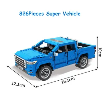 826pcs City Series Super Vehicle градивните елементи на Селскостопанска техника, камион Тухли, Играчки, Подаръци за Деца Woma 0626