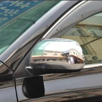 ABS хром Странично стъкло за вежди за обратно виждане, тампон на огледало, рамка за Toyota Highlander 2009 2010 2011 2012 2013