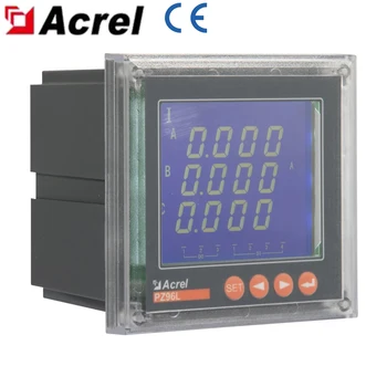 Acrel панел дигитален брояч на енергия 96 мм Размер PZ96L LCD дисплей 220 В 3 фаза 4 тел 5A CT входа на Точност 0,5