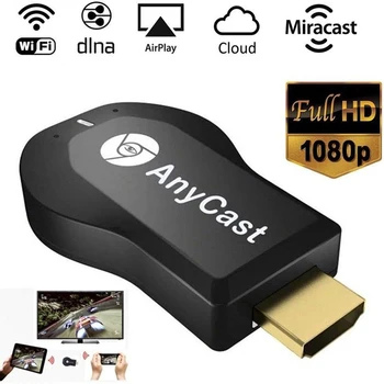 Anycast M2 Plus TV Stick Адаптер Wifi Огледален дисплей на Приемника ключ Chromecast Wireless 1080p за Ios и Android