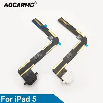 Aocarmo USB конектор за зарядно устройство, конектор за зарядно устройство, порт за зарядно устройство, гъвкав кабел за iPad 5 за iPad Air