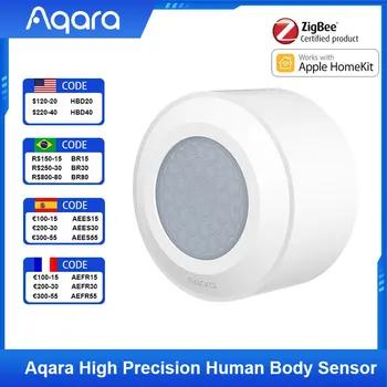 Aqara машина за висока точност на Сензора на Човешкото Тяло Zigbee 3,0 Безжичен Интелигентен IPX5 Водоустойчив Умен дом Сензор За Движение HomeKit