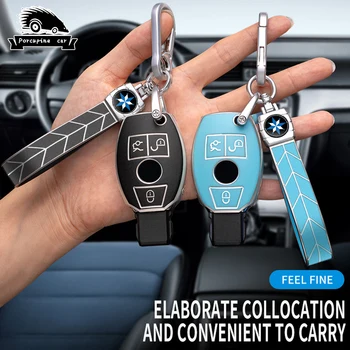 Automobile Калъф за дистанционно ключ за Mercedes-Benz GLA GLK V A B R G Class GLA W204 W251 W463 W176 W246 Аксесоари за Ключодържатели