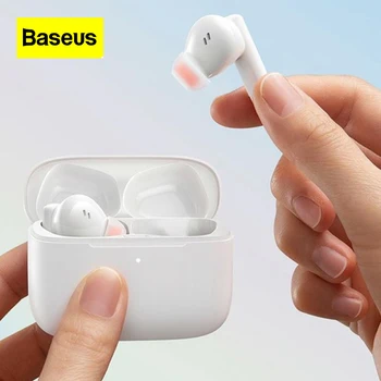 Baseus M2 + Слот безжични слушалки Bluetooth 5.2 ниска латентност, шумоподавляющий обаждане, акумулаторна стерео слушалки с чувствителен на допир контрол
