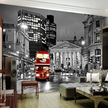 beibehang papel de parede Потребителски 3D стерео тапети европейска улица градски фон стенни боядисване тапети за хола спални