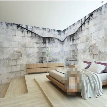 beibehang Голямата картина в стил ретро, ностальгическая стенопис, 3D тапети, стенопис за спални хотел, декорация на всекидневна