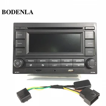 BODENLA радиото в автомобила RCN210 CD-плеър USB MP3 AUX Bluetooth за VW Golf, Jetta MK4 Passat B5 Polo 9N