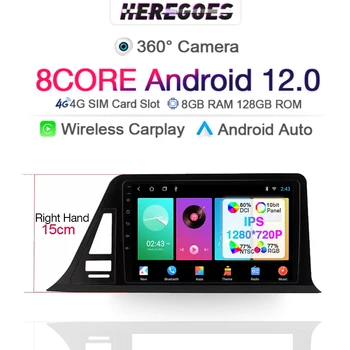 Carplay 2 Din Android 11 Радиото в автомобила На Toyota CHR C-HR 2016 2017 2018 2019 дясно Авторадио 8 + 128 g GPS Навигация Стерео DSP