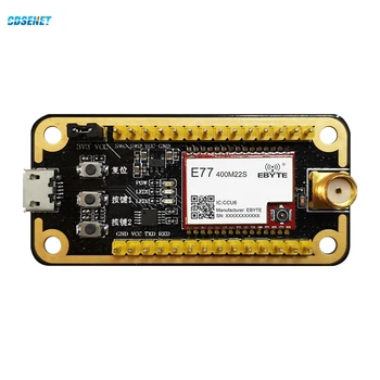 CDSENT 433 Mhz Комплект Платка за тестване на Развитие За E77-400M22S E77-400MBL-01 Предварително припаянный Модул USB-Интерфейс на Suzan С Антена