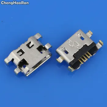 ChengHaoRan 2-20 бр Конектор Micro USB 5pin задна усилена плоча 1,2 мм Плосък устата без усукване страничната контакти