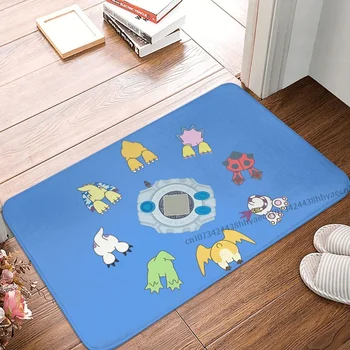 Digimon Adventure подложка за баня с цифрово покритие, фланелевый килим, килимче за входната Врата, домашен Декор