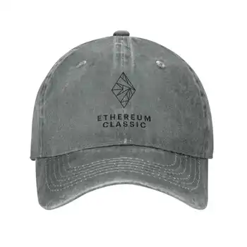 Ethereum Classic (ETC) Деним шапка с логото на най-високо качество, бейзболна шапка, вязаная капачка
