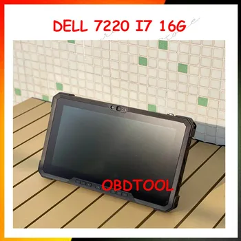 Exemt DELL Rugged 7220 I7 8665 16G Ram С SSD Трехпроницаемым Таблета за автоматична Диагностика Със сензорен екран 4G Moudle Бърза Доставка