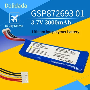 GSP872693 01 Литиево-полимерна акумулаторна батерия от 3.7 До 3000 ма за динамиката на JBL Flip 4 Flip 4 Special Edition Bluetooth Audio