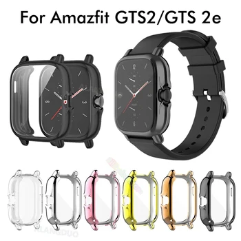 GTS 2д Покритие Мек Калъф от TPU За Amazfit GTS2 Mini gts 3 4 Смарт часовник Каишка Предпазно Стъкло за Екран за GTS 2 2e Mini Case