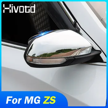 Hivotd За MG ZS автоаксесоари 2017-2020 на Капака на Огледалото за обратно виждане ABS Странично Огледало за Обратно виждане Протектор Хромированное Украса За Полагане на Автомобила